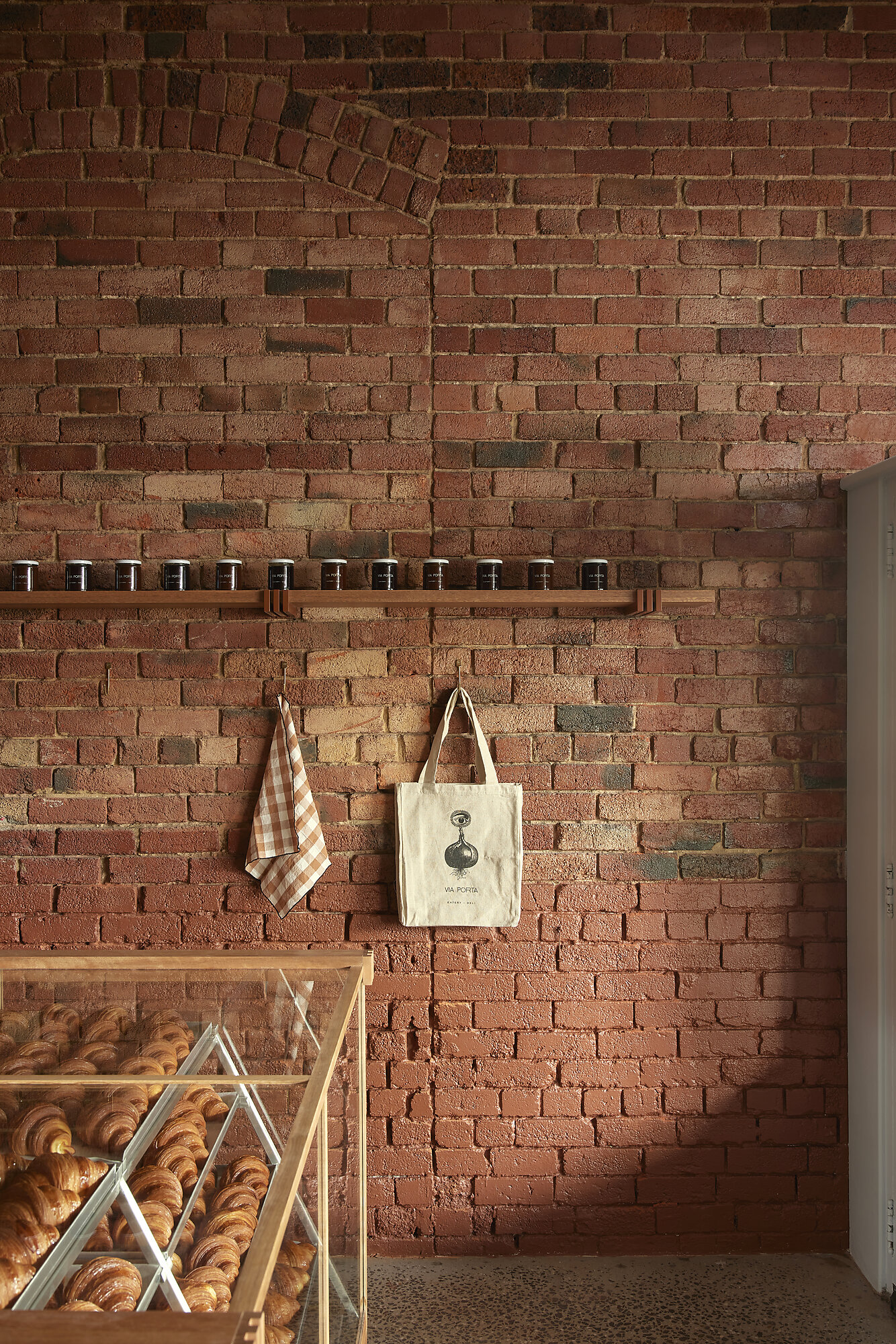 Interior photograph of Via Porta Bakehouse by Sean Fennessy
